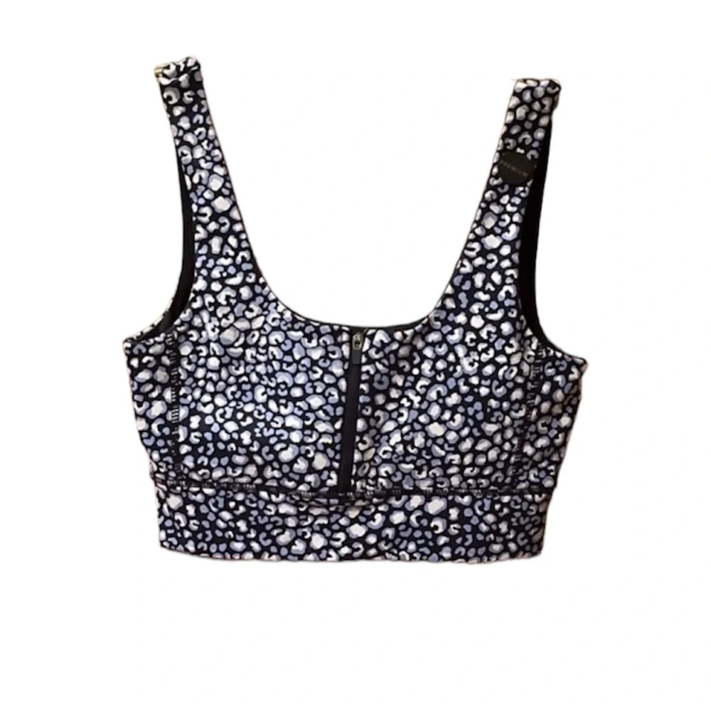 NWT Cotton On Body Ultimate Zip Front Vestlette Sports Bra